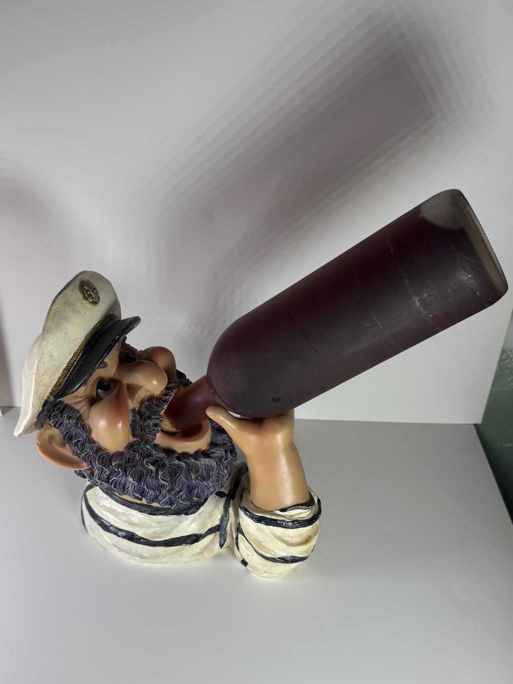 Vintage Nautical Sailor Captain Bust Figurine Maritime Coastal Decor